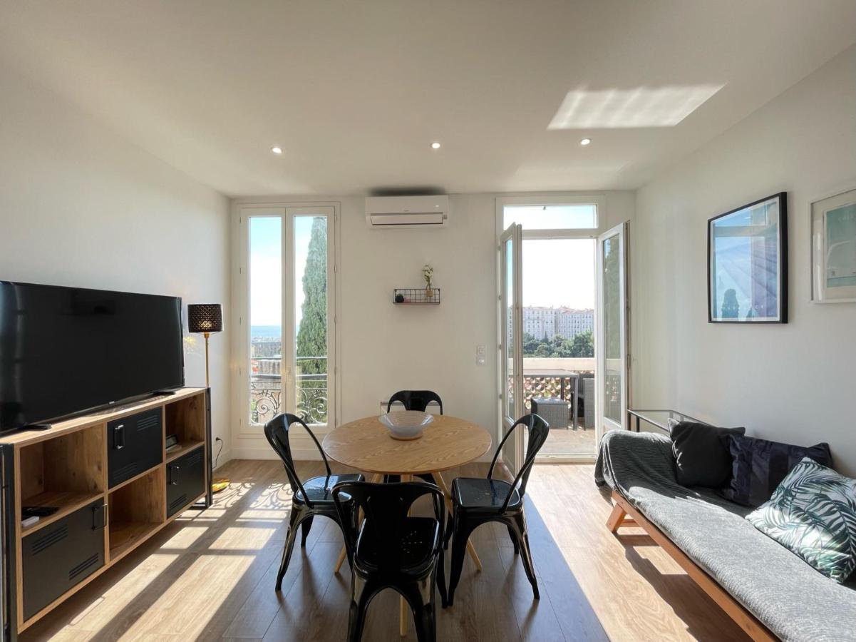 Nice Renting - Cambrai - Luxurious Sea View Terrasse - King Bed - Parking - Ac - Fully Equipped المظهر الخارجي الصورة